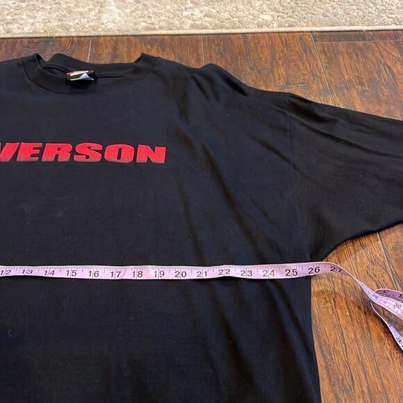 VTG Reebok Allen Iverson graphic limited edition Tee black and red size XXL - Picture 6 of 7